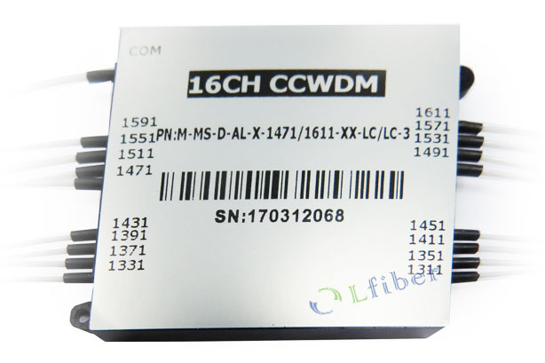 Low Loss Mini CWDM Module CCWDM Small-Sized WDM Compact Coarse Wavelength Division Multiplexer Compact CWDM Fiber Optic WDM Device