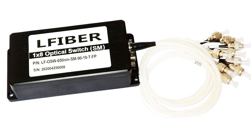 Fiber Optical Switch Manufacturers 975 1035 647 642 655 656 nm 660 445 447 454 457 462 465 470 473 nm VIS NIR Fiber Optic Switch Connection Industrial