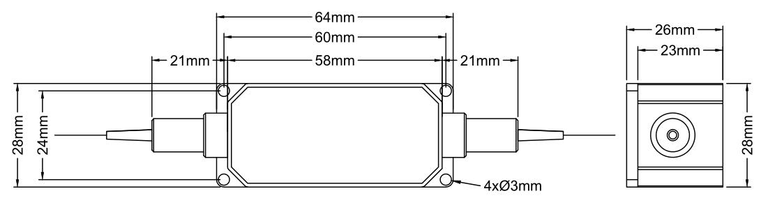 High Power Polarization-Maintaining PM Isolator 1064nm 1030nm 980nm